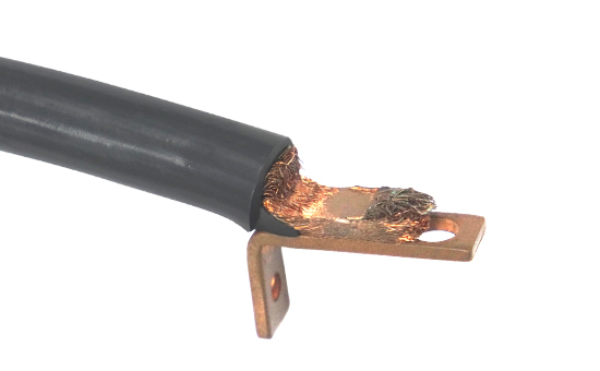 Soldagem ultra-sônica de terminais de cobre e fios de cobre nus